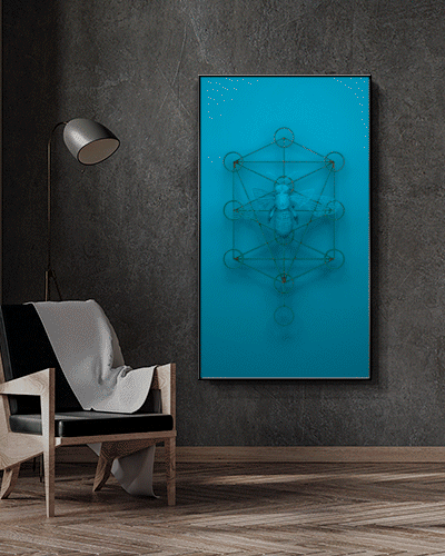 65" Blackdove Digital Canvas Rental