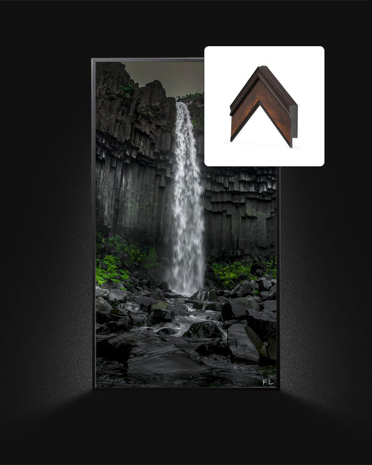 Premium Wood Frame 75"